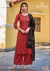 Noorika By Mittoo Rayon Kurti With Bottom Dupatta
